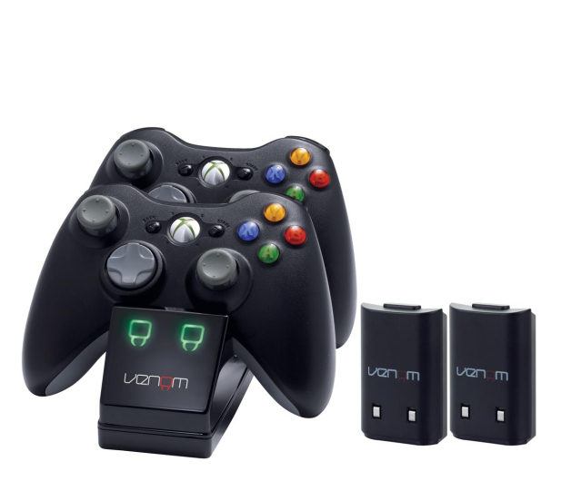 Venom Xbox 360 Podwójna stacja dokująca + 2 baterie - 1082103 - zdjęcie